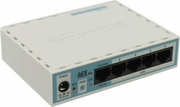 MikroTik RB750r2  RouterBOARD hEX Lite  4UTP 100Mbps, 1WAN
