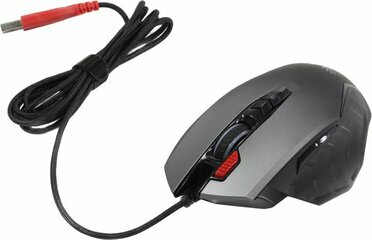 Bloody Gaming Mouse J95 Gray  RTL USB 9btn+Roll