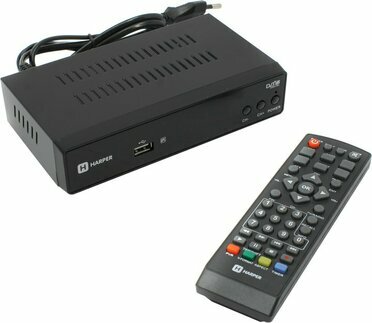 HARPER HDT2-5050 Black Full HD AV Player, HDMI, RCA, USB2.0,  DVB-TDVB-T2,  ПДУ