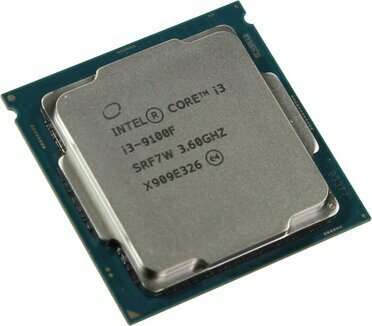 CPU Intel Core i3-9100F  3.6  GHz4core1+6Mb65W8 GTs LGA1151
