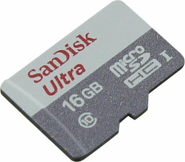 SanDisk Ultra SDSQUNS-016G-GN3MN microSDHC Memory Card 16Gb  UHS-I U1 Class10