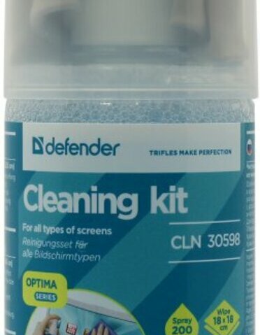 Defender CLN30598 Очищающий комплекс для всех типов экранов 200 мл  +  салфетка  из микрофибры