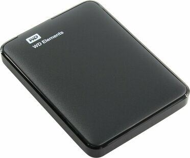 WD WDBUZG0010BBK-WESN Elements Portable 1Tb Black EXT RTL  2.5