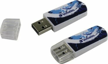 Verbatim 49415 Graffiti Edition  Blue USB2.0 Flash  Drive 32Gb RTL