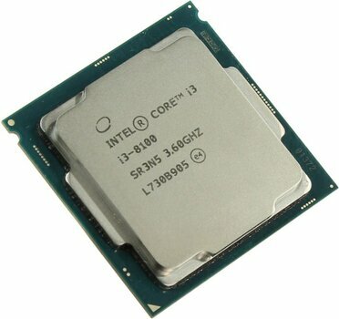 CPU Intel Core i3-8100        3.6 GHz4coreSVGA UHD Graphics 630 6Mb65W8  GTs  LGA1151