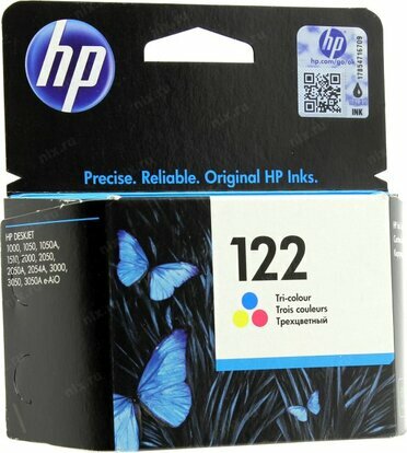 Картридж HP CH562HEK №122 Трехцветный для  HP DJ 10001050A20002050A2054A30003050A3052A305