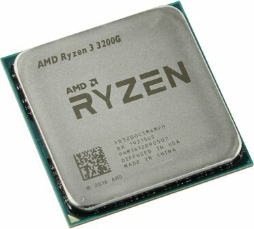 CPU AMD Ryzen 3 3200G     YD3200C5    3.6 GHz4coreSVGA RADEON  Vega  82+4Mb65W Socket AM4
