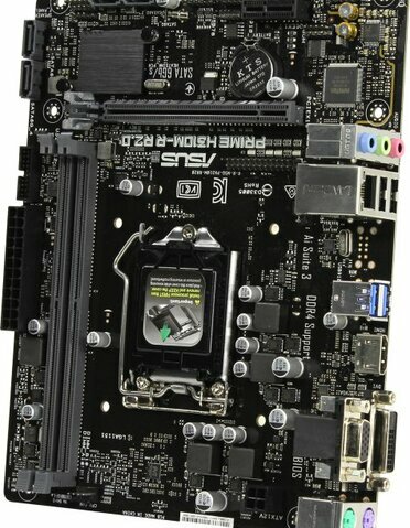 ASUS PRIME H310M-R R2.0 RTL LGA1151 H310 PCI-E Dsub+DVI+HDMI  GbLAN  SATA  MicroATX 2DDR4