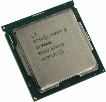 CPU Intel Core i5-9600K      3.7 GHz6coreSVGA UHD Graphics  6309Mb95W8 GTs LGA1151