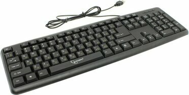Клавиатура Gembird KB-8320U-BL Black  USB  104КЛ