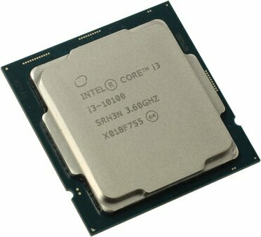 CPU Intel Core i3-10100           3.6 GHz4coreSVGA UHD  Graphics6306Mb65W8 GTs LGA1200