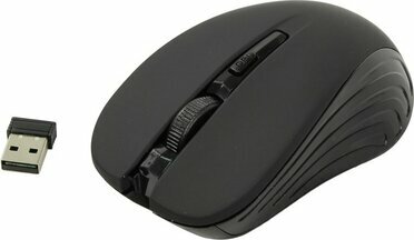 OKLICK Wireless Optical Mouse 545MW Black  RTL  USB 4btn+Roll 368626