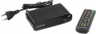 HARPER HDT2-1108 Full HD AV Player, HDMI,  RCA,  USB2.0, DVB-T2, ПДУ
