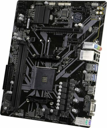 GIGABYTE B450M H RTL AM4 B450 PCI-E Dsub+HDMI GbLAN SATA RAID  MicroATX  2DDR4