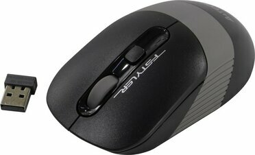A4Tech FSTYLER Wireless Optical Mouse FG10S Grey RTL  USB  4btn+Roll