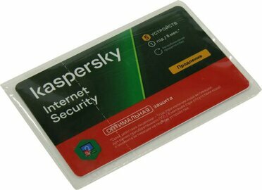 Карта продления лицензии на Kaspersky Internet Security на 5  ПК  на  1 год